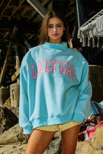 Load image into Gallery viewer, DILLY DALLY Reversible Mockneck Sweatshirt/Butter Yellow