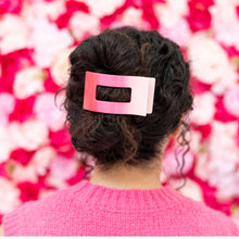 Load image into Gallery viewer, Flat Rectangle Hair Clip | Medium | Kiss & Tell