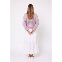 Load image into Gallery viewer, TF26-0715 - Multi color button up cardigan: MOCHA MIX / S-M-L(3-2-1)