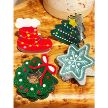 Load image into Gallery viewer, Premium Quality Christmas Theme Hair Claw Clip: MIX COLOR / ONE(12)