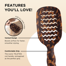 Load image into Gallery viewer, Vented Hair Brush | Tortoise