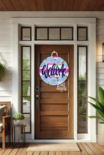 Load image into Gallery viewer, DK Hydrangea "Welcome" Large Hanger