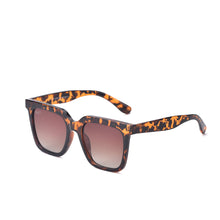 Load image into Gallery viewer, Dani- Women’s Square Sunglasses – Oversized Fall Line: Grey Cheetah