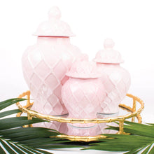 Load image into Gallery viewer, Pink Textured Ginger Jar - Small