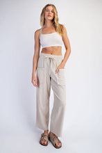 Load image into Gallery viewer, P566437-Ankle Length Cotton Slub Barrel Pant: Lemonilla / S-M-L (2-2-2)