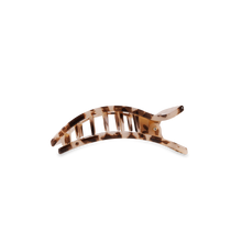 Load image into Gallery viewer, Flat Rectangle Hair Clip | Small | Blonde Tortoise
