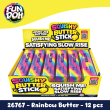 Load image into Gallery viewer, Fun Doh Rainbow Butter Slow Rise Squishy Toy - 12/Display: Wholesale Price