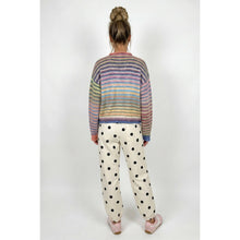 Load image into Gallery viewer, TF26-0715 - Multi color button up cardigan: MOCHA MIX / S-M-L(3-2-1)
