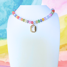 Load image into Gallery viewer, Candy Beaded Necklace: Rainbow