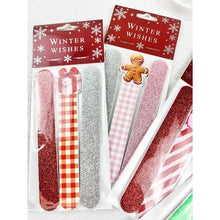 Load image into Gallery viewer, Christmas Theme Nail File Set: MIX COLOR / ONE(12)