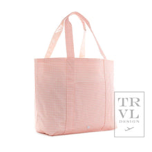 Load image into Gallery viewer, Jumbo Tote - X-large Tote Gingham Taffy: Gingham Taffy
