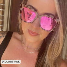 Load image into Gallery viewer, Lyla - Polarized Medium Cat Eye Sunglasses: Black