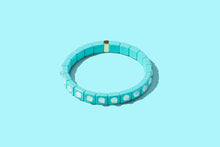 Load image into Gallery viewer, Enamel Stretch Bracelet - Small Gems - Maeve - Asst Colors: Multi-Colored