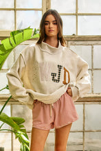 Load image into Gallery viewer, IT2594E-WWJD1 | WWJD Embroidered Mock-neck Sweatshirt
: ASH GREY / S/M-L/XL (3-3)
