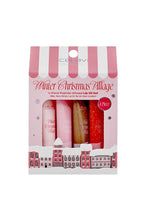 Load image into Gallery viewer, Celavi 46327H Winter Christmas Village 4pc Lip Oil Set - 12
