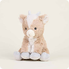 Load image into Gallery viewer, Goat Warmies Heatable Plush Warm Friend Microwave 13 inch Weighted lavender scented