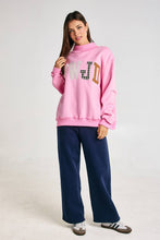 Load image into Gallery viewer, IT2594E-WWJD1 | WWJD Embroidered Mock-neck Sweatshirt
: ASH GREY / S/M-L/XL (3-3)