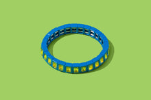 Load image into Gallery viewer, Enamel Stretch Bracelet - Small Gems - Penelope -Asst Colors: Pink