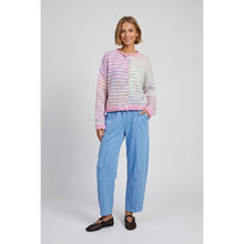 Load image into Gallery viewer, TF26-0715 - Multi color button up cardigan: MOCHA MIX / S-M-L(3-2-1)