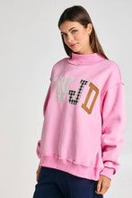 Load image into Gallery viewer, IT2594E-WWJD1 | WWJD Embroidered Mock-neck Sweatshirt
: ASH GREY / S/M-L/XL (3-3)