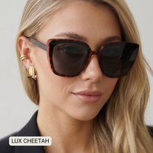 Load image into Gallery viewer, Lux - Women's Polarized Oversized Cat Eye Sunglasses: Pink