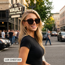Load image into Gallery viewer, Lux - Women's Polarized Oversized Cat Eye Sunglasses: Pink