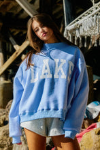 Load image into Gallery viewer, Beach Reversible Mock-neck Crop Sweatshirt