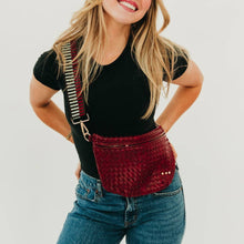Load image into Gallery viewer, Westlyn Woven Bum Bag - TOP SELLER: Emerald