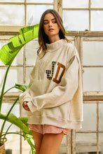 Load image into Gallery viewer, IT2594E-WWJD1 | WWJD Embroidered Mock-neck Sweatshirt
: ASH GREY / S/M-L/XL (3-3)