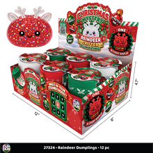 Load image into Gallery viewer, Fun Doh Christmas Mystery Reindeer Dumpling Squishy Toy: Wholesale Price