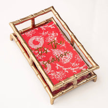 Load image into Gallery viewer, Red Toile Paper Guest Towel Packs