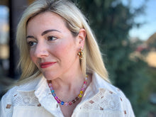 Load image into Gallery viewer, Beaded Necklace - Multi-Colored + Clear Beads - Sophie