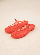 Load image into Gallery viewer, NEMO Jelly Mary Jane Flats Woven Lattice Mesh Shoes: CLEAR / B18