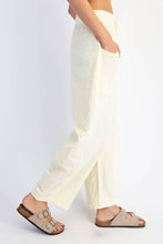 Load image into Gallery viewer, P566437-Ankle Length Cotton Slub Barrel Pant: Lemonilla / S-M-L (2-2-2)