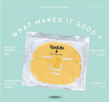 Load image into Gallery viewer, 24k Gold Ultimate Hydrogel Facial Mask