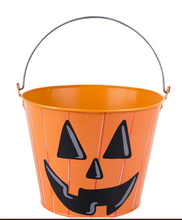 Load image into Gallery viewer, Jack-O-Lantern Pail
