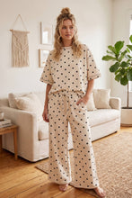 Load image into Gallery viewer, (Original Design) Heavy Scuba Polka Dot Short Sleeve Set: RED/WHITE / S