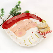 Load image into Gallery viewer, Red Santa Platter