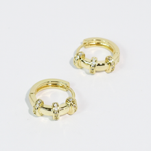 Load image into Gallery viewer, Rossette Huggies Gold