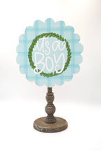 Load image into Gallery viewer, It's a Boy Baby Topper: 12 inch Topper with peg (fits in the base)