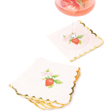 Load image into Gallery viewer, Botanical Berry Paper Beverage Napkin Packs