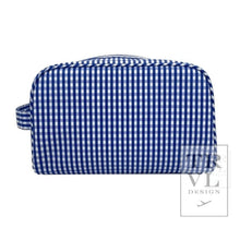 Load image into Gallery viewer, Stowaway - Toiletry Bag Gingham Royal: Gingham Royal