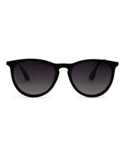 Load image into Gallery viewer, Midnight - Women's Polarized Medium Horn Sunglasses: Ash