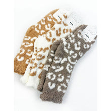 Load image into Gallery viewer, Plush Cozy Leopard Socks: MIX COLOR / ONE(12)