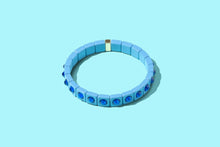 Load image into Gallery viewer, Enamel Stretch Bracelet - Small Gems - Maeve - Asst Colors: Multi-Colored