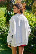 Load image into Gallery viewer, Grey Reversible USA/America Graphic Sweatshirt