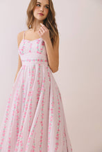 Load image into Gallery viewer, Floral Print Empire Waist Smocked Back Dress