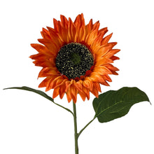 Load image into Gallery viewer, Sunflower Stem 26" - Orange