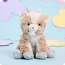 Load image into Gallery viewer, Goat Warmies Heatable Plush Warm Friend Microwave 13 inch Weighted lavender scented