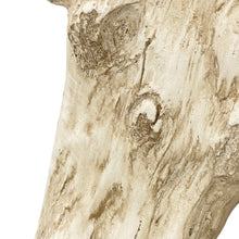Load image into Gallery viewer, 18" Horsehead Wood-Like Carving Statue Centerpiece: White